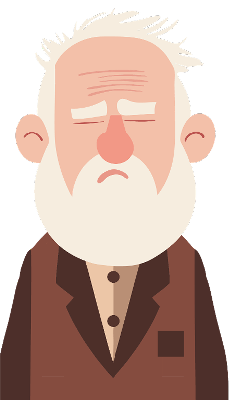 sleeping grandpa
